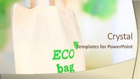 Presentation with free nature - PPT layouts having free food safety - eco bag on nature background background and a cream colored foreground