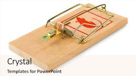  Presentation with food white - Colorful slide set enhanced with free food safety - mousetrap isolated on white background backdrop and a lemonade colored foreground