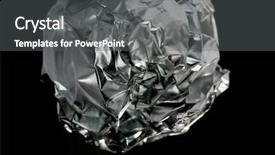  Presentation with aluminium - Presentation theme enhanced with free form ball made background and a  colored foreground