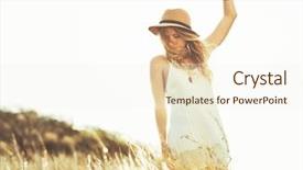  Presentation with artsy - Beautiful theme featuring free funny - fashion lifestyle fashion portrait backdrop and a cream colored foreground