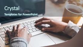  Presentation with free global warming - PPT layouts featuring free global warming - concept of working at home background and a ocean colored foreground