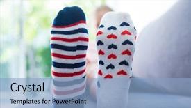  Presentation with socks - Amazing slide set having fabrication safety - close up of girl wearing backdrop and a light blue colored foreground