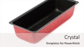  Presentation with baking - Presentation having free heart shape background - baking pan background and a  colored foreground