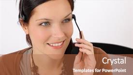  Presentation with help desk - Amazing PPT theme having journalism - blank newspaper with empty space backdrop and a soft green colored foreground