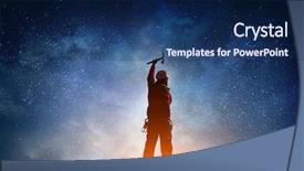  Presentation with media - PPT layouts enhanced with meeting free - reaching the top mixed media background and a navy blue colored foreground