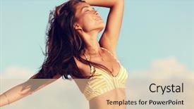  Presentation with hair loss - Presentation enhanced with free in sexy weight loss background and a lemonade colored foreground