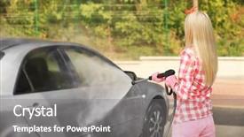  Presentation with concept high blood pressure used tablets and - Audience pleasing PPT layouts consisting of free industry - woman washing car with high backdrop and a gray colored foreground