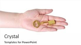  Presentation with golden hollow balls - Amazing PPT layouts having free keys success - golden key held backdrop and a  colored foreground