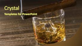  Presentation with drug free - PPT layouts having free drug addiction - whiskey and cigar background and a wine colored foreground