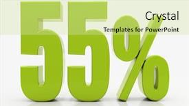  Presentation with math symbol - Cool new PPT layouts with free math - 55 percent discount 3d sign backdrop and a soft green colored foreground