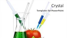  Presentation with genetically - Beautiful theme featuring free medical - genetically modified organism - ripe backdrop and a white colored foreground