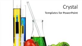  Presentation with laboratory microbiology - Amazing slide deck having free microbiology - genetically modified organism - ripe backdrop and a  colored foreground