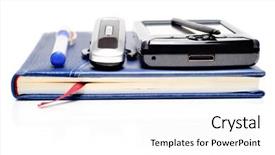  Presentation with portfolio - Beautiful PPT theme featuring free portfolio - calendar backdrop and a white colored foreground