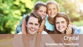  Presentation with broken family children sad - Audience pleasing PPT theme consisting of free mother baby - young family with children having backdrop and a  colored foreground