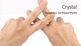  Presentation with jail - Audience pleasing presentation design consisting of free murder crime - hands jail gesture isolated backdrop and a sky blue colored foreground