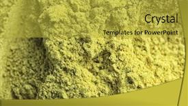  Presentation with protein - Slides having free muscle - hemp protein powder as background background and a yellow colored foreground