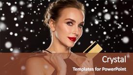  Presentation with christmas sale - Theme enhanced with  background and a  colored foreground