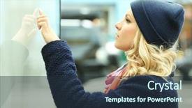  Presentation with city map - PPT theme enhanced with public board with city map background and a tawny brown colored foreground