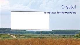  Presentation with medical assistant pediatric field - Beautiful slide deck featuring free outdoor ads - blank billboard sign backdrop and a sky blue colored foreground