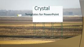  Presentation with advertisement - Cool new slides with free outdoor ads - empty advertisement board next backdrop and a sky blue colored foreground