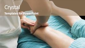  Presentation with leg pain - Amazing presentation theme having free pain - detail image of a female backdrop and a  colored foreground