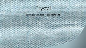  Presentation with canvas - Presentation theme featuring free painting - blue canvas texture in close-up background and a light blue colored foreground