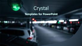  Presentation with car parking - Slide set consisting of free-parking-slot-concept-underground background and a wine colored foreground