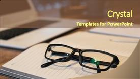  Presentation with farm to table - Amazing slides having free pencils - glasses and laptop backdrop and a tawny brown colored foreground