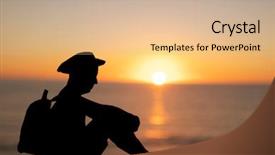  Presentation with shape - Slide set enhanced with free personnal - closeup of a paper cutout background and a coral colored foreground