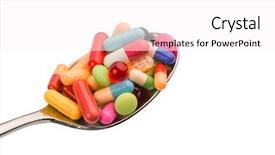  Presentation with spoon - Presentation theme having beautiful view of idyllic colorful autumn scenery with dachstein mountain summit reflecting in crystal clear gosausee mountain lake in fall salzkammergut region upper austria austria background and a tawny brown colored foreground.