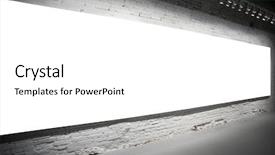  Presentation with communication skills training banner training - Slides consisting of free photo frame - empty white banner on exposition background and a white colored foreground