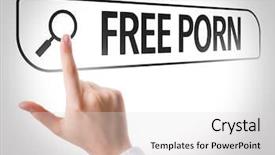  Presentation with porn - Presentation theme consisting of search bar on virtual background and a light gray colored foreground