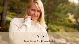  Presentation with eleanor and park - Cool new presentation design with free portfolio - attractive blonde woman portrait backdrop and a  colored foreground