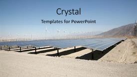  Presentation with solar panels el paso - Presentation theme enhanced with free power grid - solar panels background and a light blue colored foreground