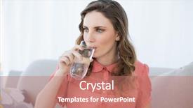  Presentation with drinking glass - PPT theme enhanced with free pregnancy - beautiful pregnant woman drinking glass background and a  colored foreground