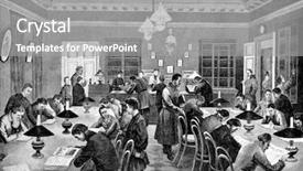  Presentation with public - Slide set consisting of free public library in st background and a gray colored foreground