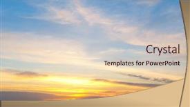  Presentation with sunset water dolphin - PPT layouts featuring free purple - sunset over water bright horizon background and a lemonade colored foreground