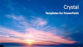  Presentation with reflection - Slides having free reflection - setting into the sea night background and a dark gray colored foreground