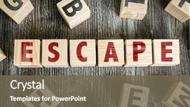  Presentation with blocks - Beautiful PPT theme featuring free safety - wooden blocks with the text backdrop and a violet colored foreground