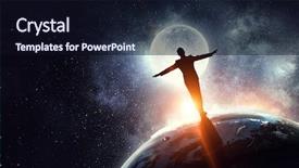  Presentation with world wide web in business - Slide set consisting of free science - this business world is background and a wine colored foreground