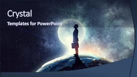  Presentation with free - Colorful slide deck enhanced with free science - this business world is backdrop and a wine colored foreground