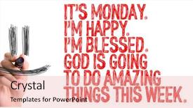  Presentation with marker - PPT theme consisting of free season greeting holiday - hand with marker writing its background and a lemonade colored foreground