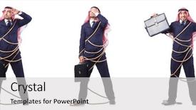  Presentation with woman tied rope sexual - Colorful slide set enhanced with free security - arab man tied up backdrop and a light gray colored foreground