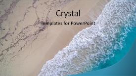  Presentation with free security - Cool new presentation theme with free security - top view of a drone backdrop and a light gray colored foreground