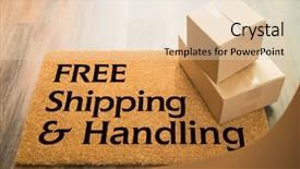  Presentation with shipping - Amazing presentation theme having free shipping and handling welcome backdrop and a lemonade colored foreground