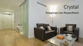  Presentation with slides - Beautiful presentation theme featuring red bumpy wall stucco texture background leather imitation backdrop and a coral colored foreground