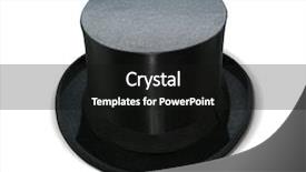  Presentation with magic - Cool new slides with free spelling - magic hat isolated on white backdrop and a black colored foreground