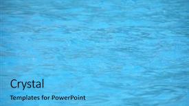  Presentation with clear water - PPT theme with sports medicine free - clear blue rippled water surface background and a  colored foreground