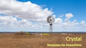  Presentation with wind - Slide deck consisting of free state south africa background and a tawny brown colored foreground