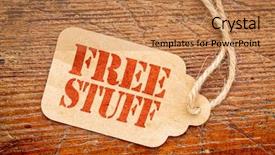  Presentation with barn wood - Presentation theme having free stuff sign - a paper background and a coral colored foreground